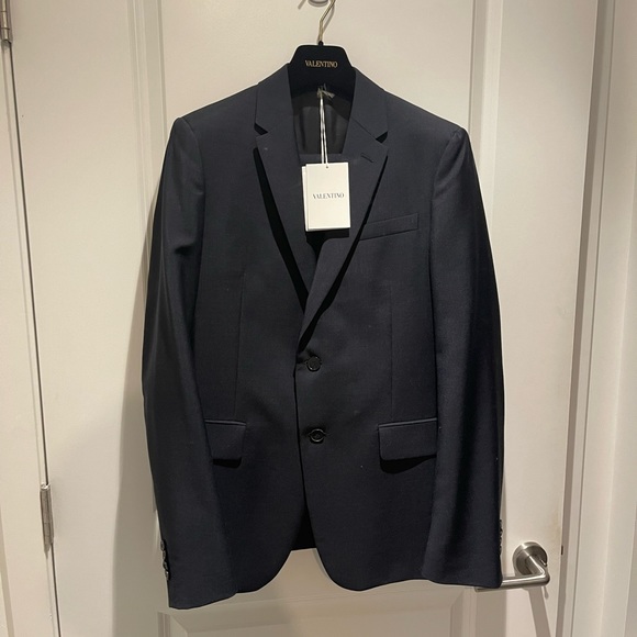 Valentino suit NAVY mint condition - Picture 1 of 12